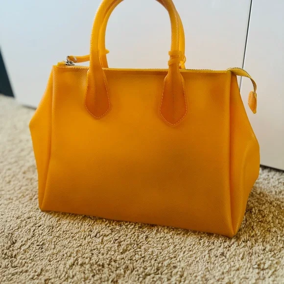 Gianni Chiarini Orange PVC Purse - Picture 2 of 5